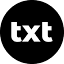 A favicon of texti
