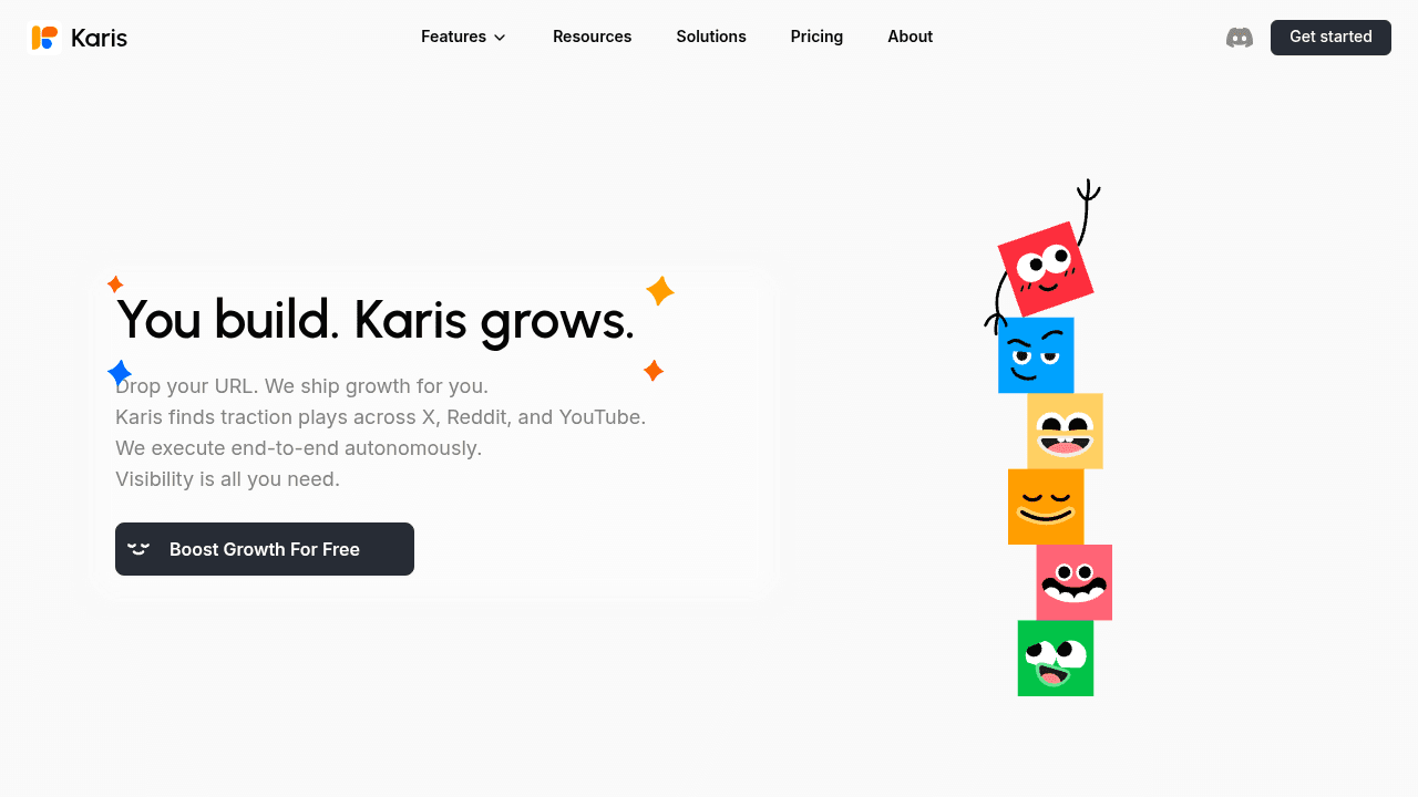 Amplift AI interface screenshot showing main features and user interface