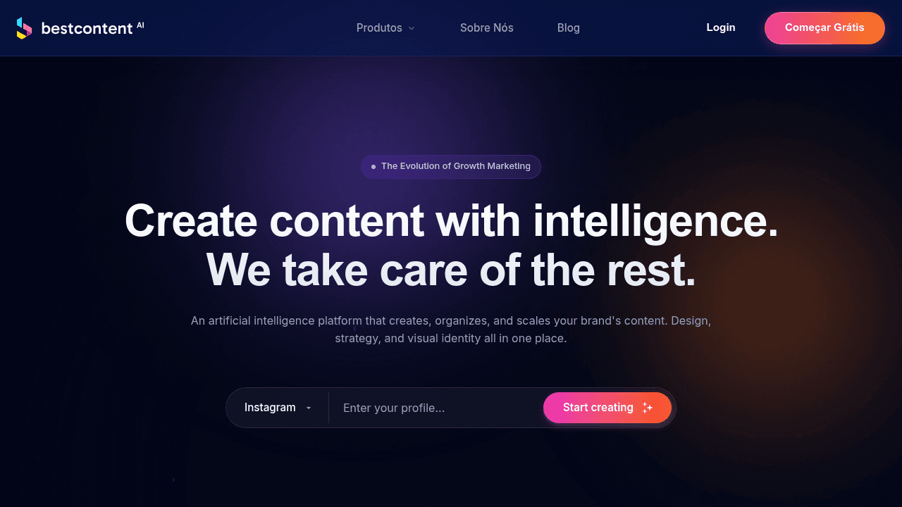 BestContent AI interface screenshot showing main features and user interface