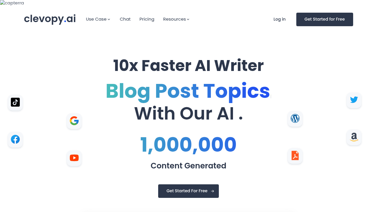 ClevopyAi interface screenshot showing main features and user interface