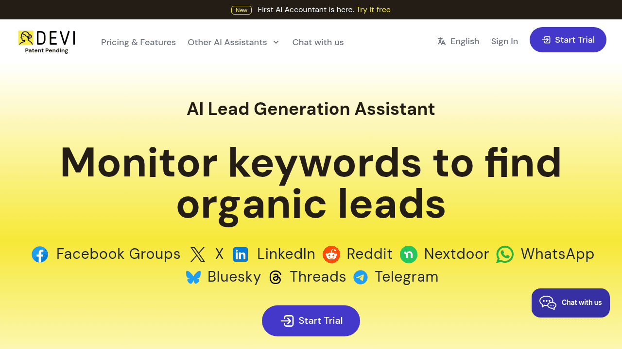 ddevi interface screenshot showing main features and user interface
