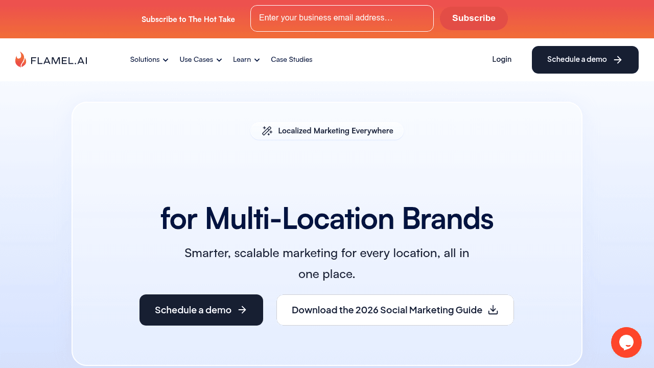 Flamel interface screenshot showing main features and user interface