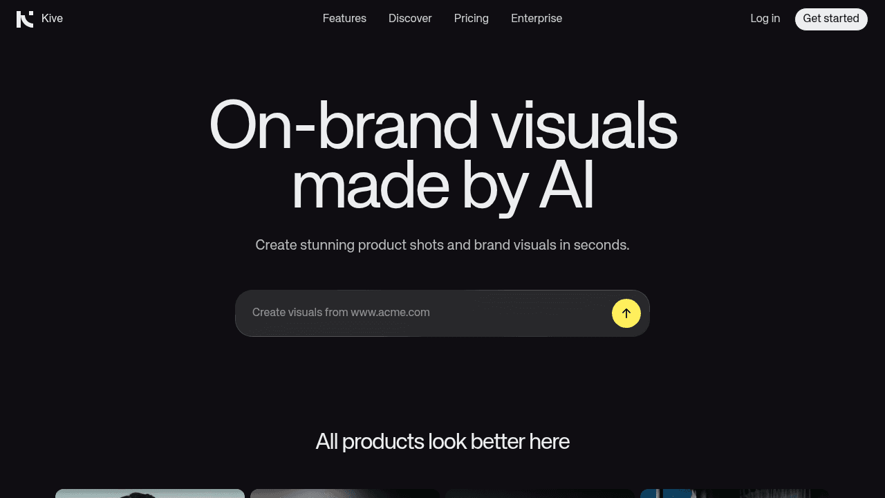 Kive interface screenshot showing main features and user interface