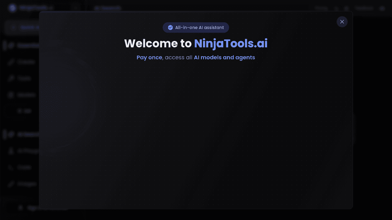 NinjaTools interface screenshot showing main features and user interface
