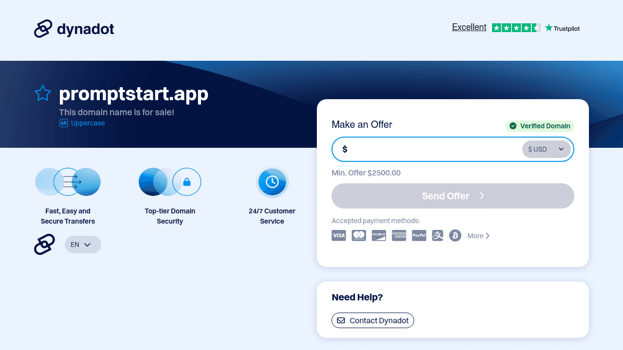 PromptStart interface screenshot showing main features and user interface