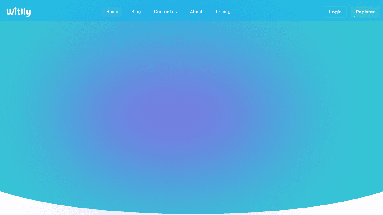 Witlly interface screenshot showing main features and user interface