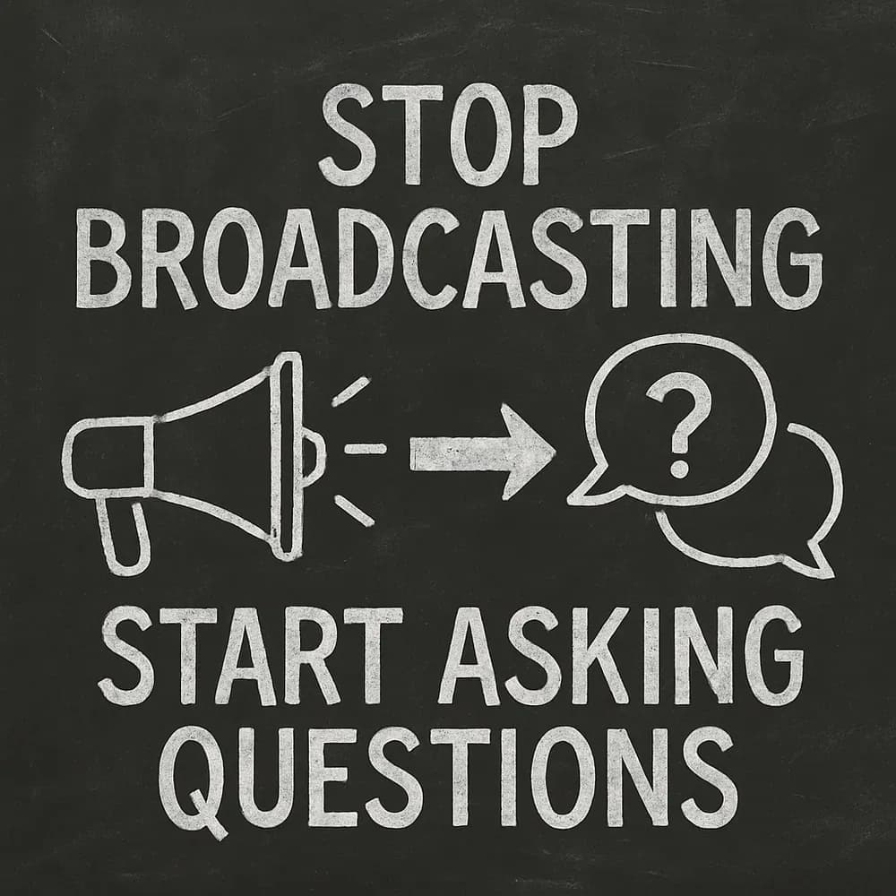 Stop Broadcasting, Start Connecting: How Questions Transform Your Social Media Engagement