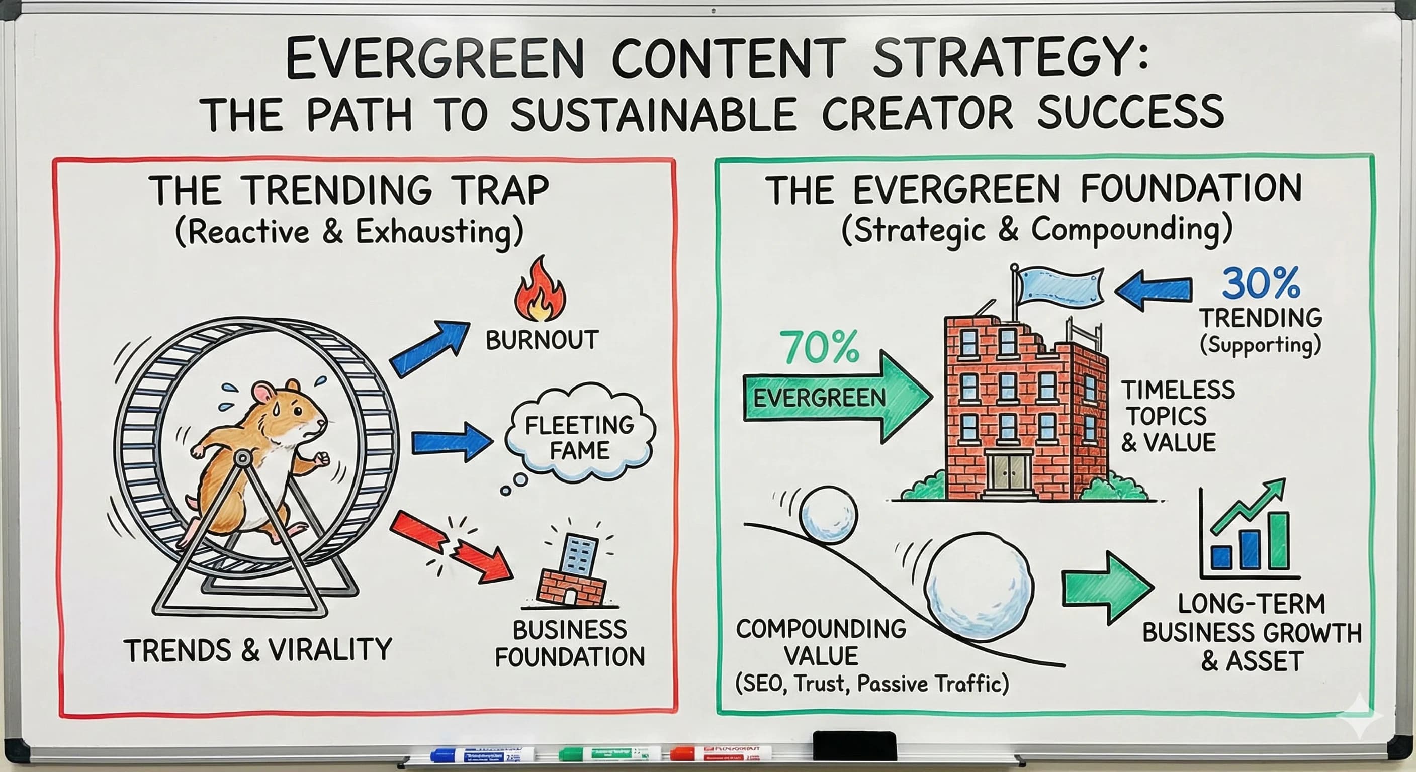 Evergreen Content Strategy: Build Sustainable Creator Success Beyond Trending Content