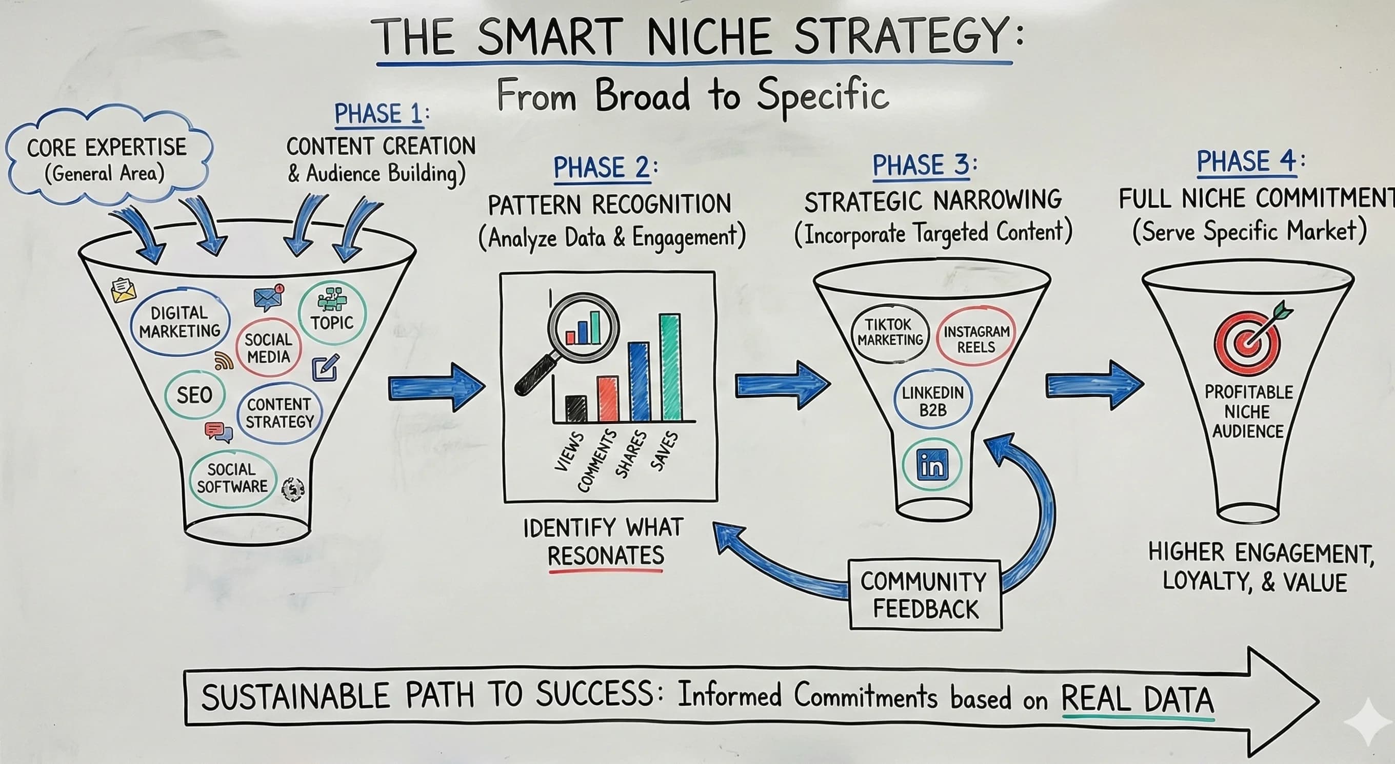 From Broad to Specific: The Smart Niche Strategy Every Content Creator Needs - Blog post thumbnail
