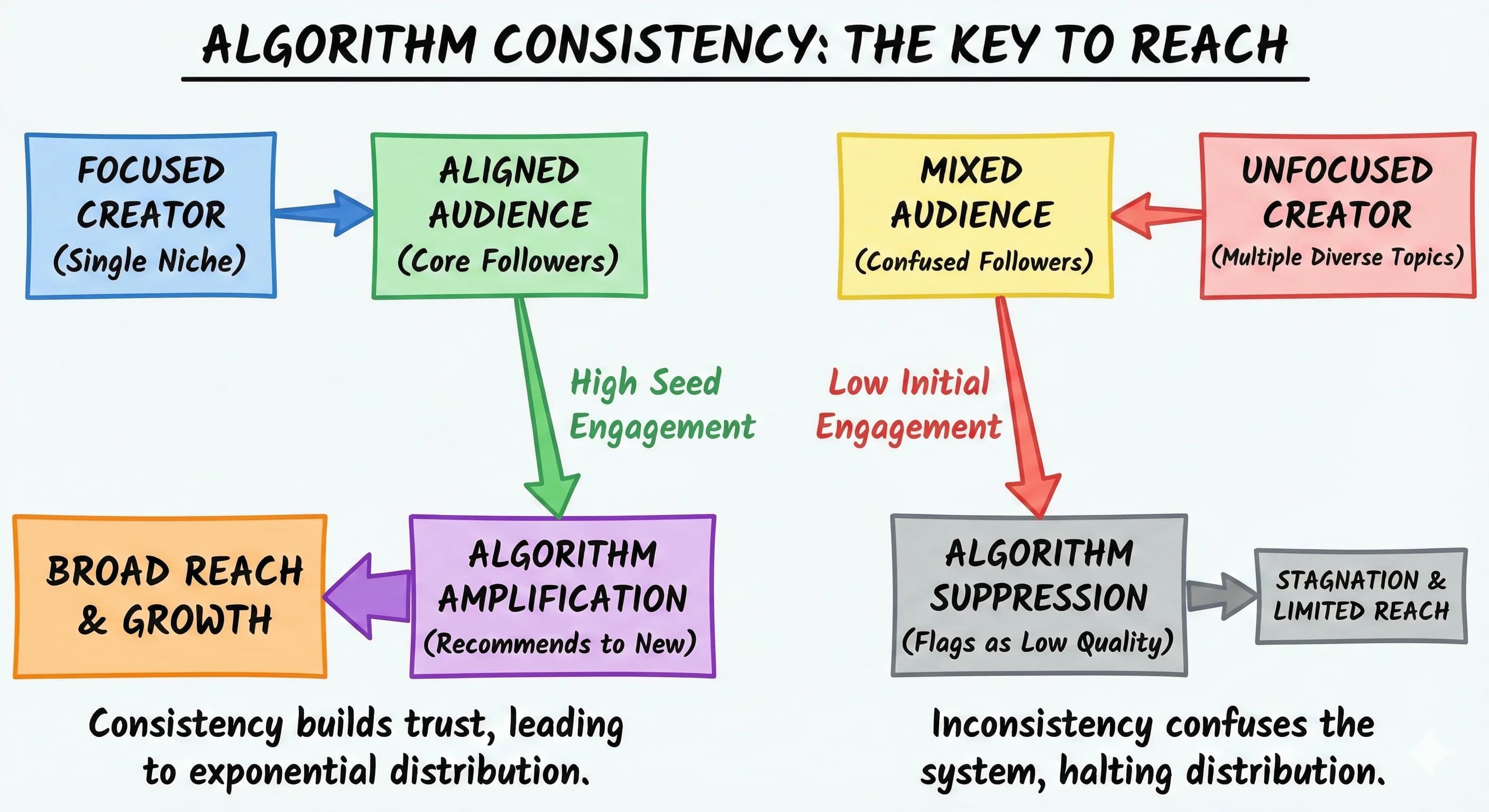 How Social Media Algorithm Consistency Can Make or Break Your Content Creation Success - Blog post thumbnail