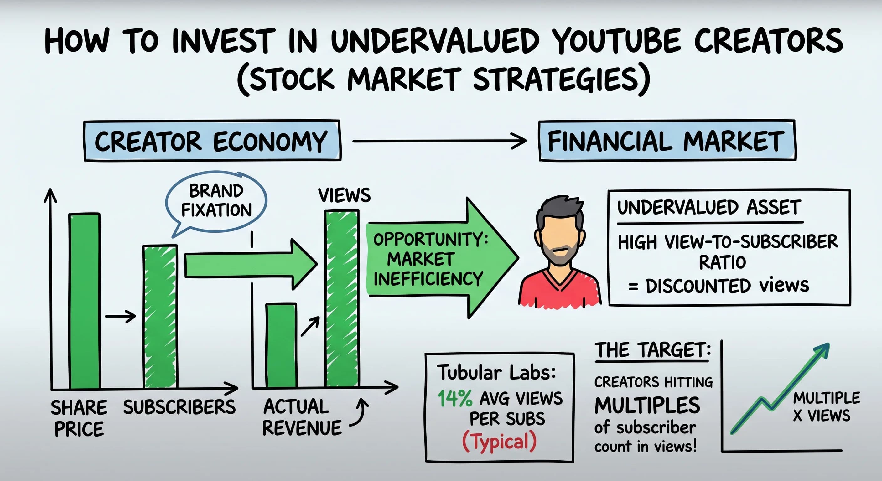 How to Invest in Undervalue YouTube Creators Using Stock Market Strategies - Featured blog post image