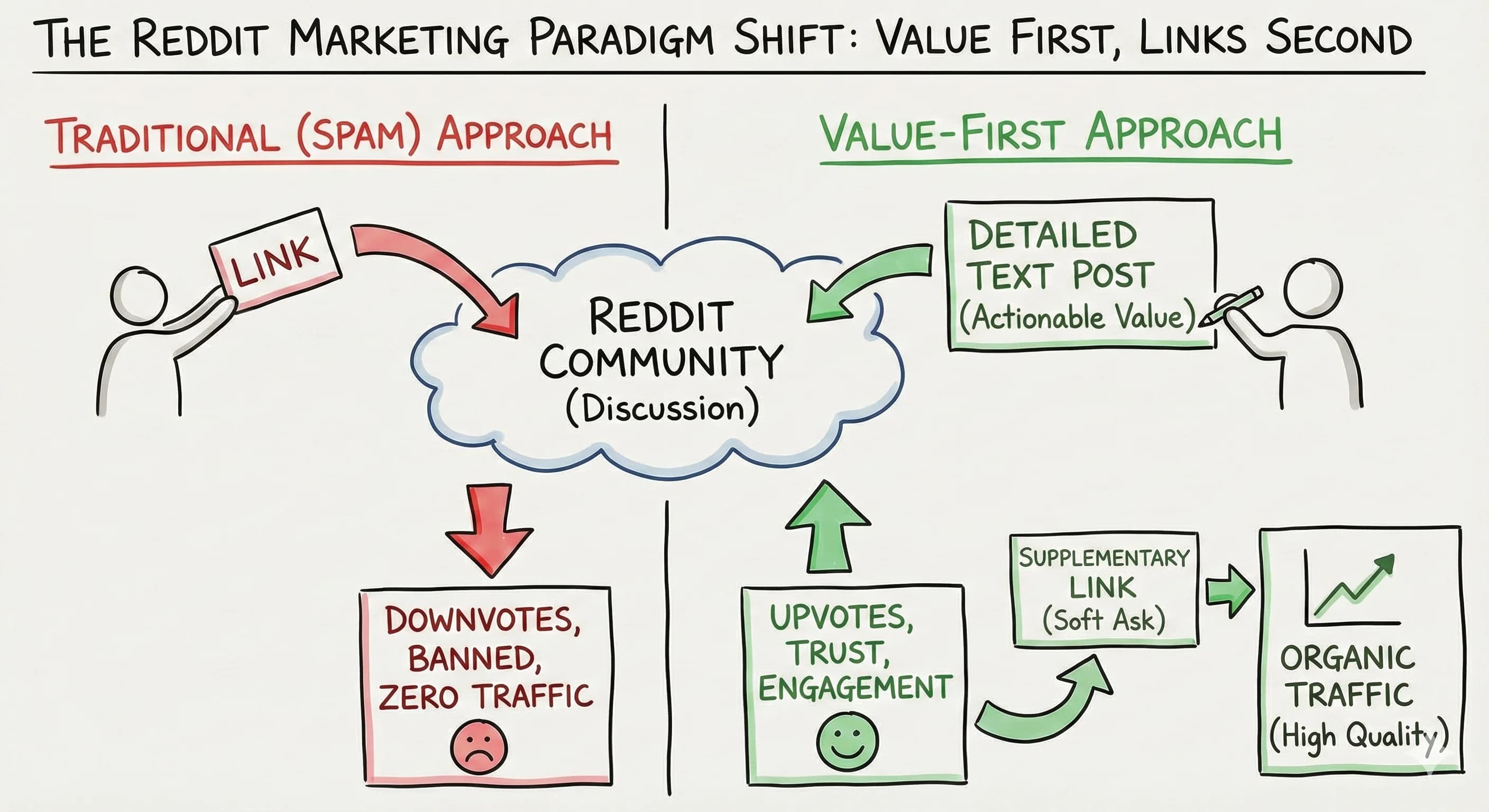 How to Market on Reddit Without Getting Banned: The Value-First Content Strategy for Content Creators - Blog post thumbnail