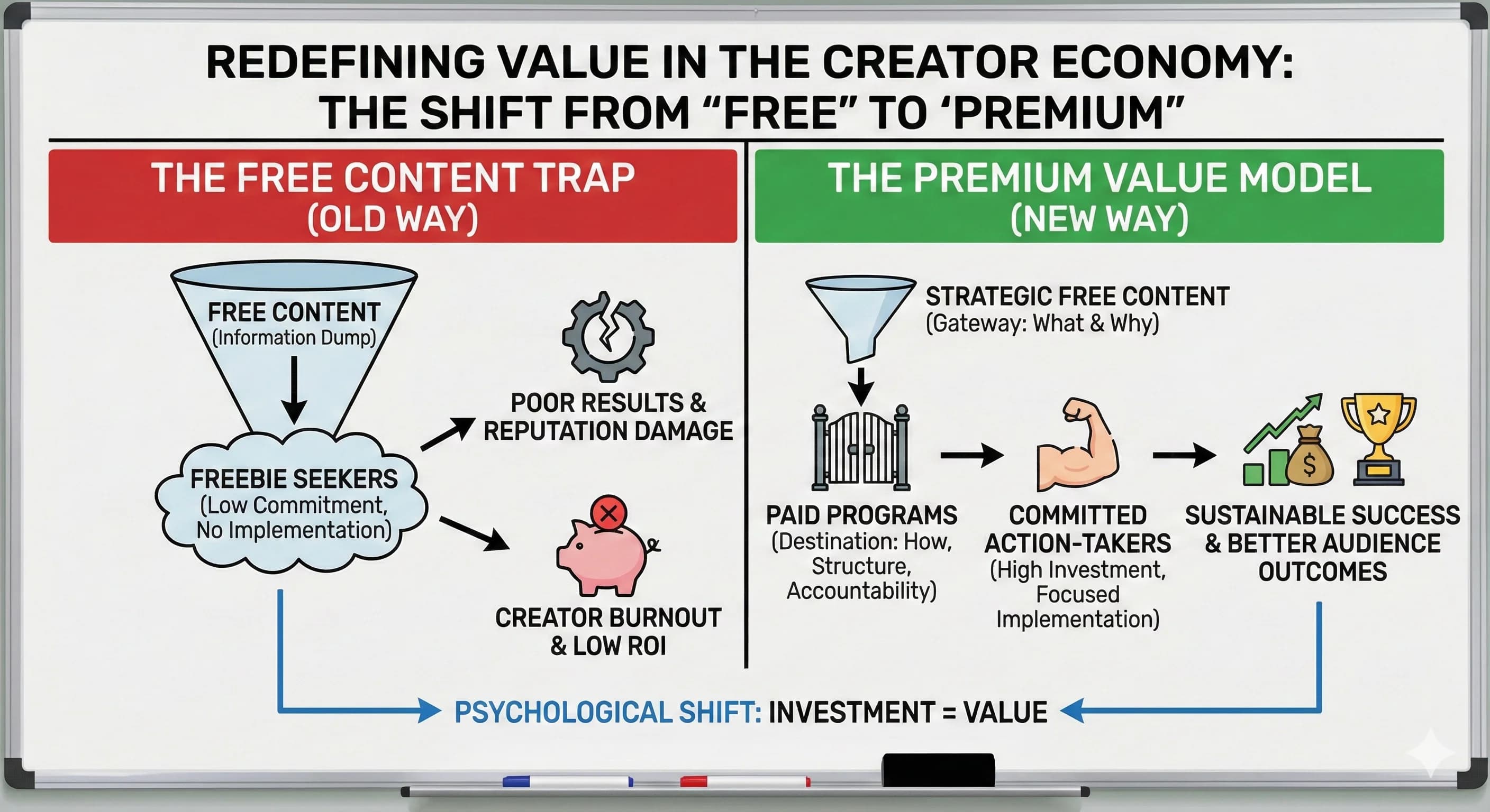 How to Redefine Value: Why Influencers Should Stop Giving Everything Away for Free