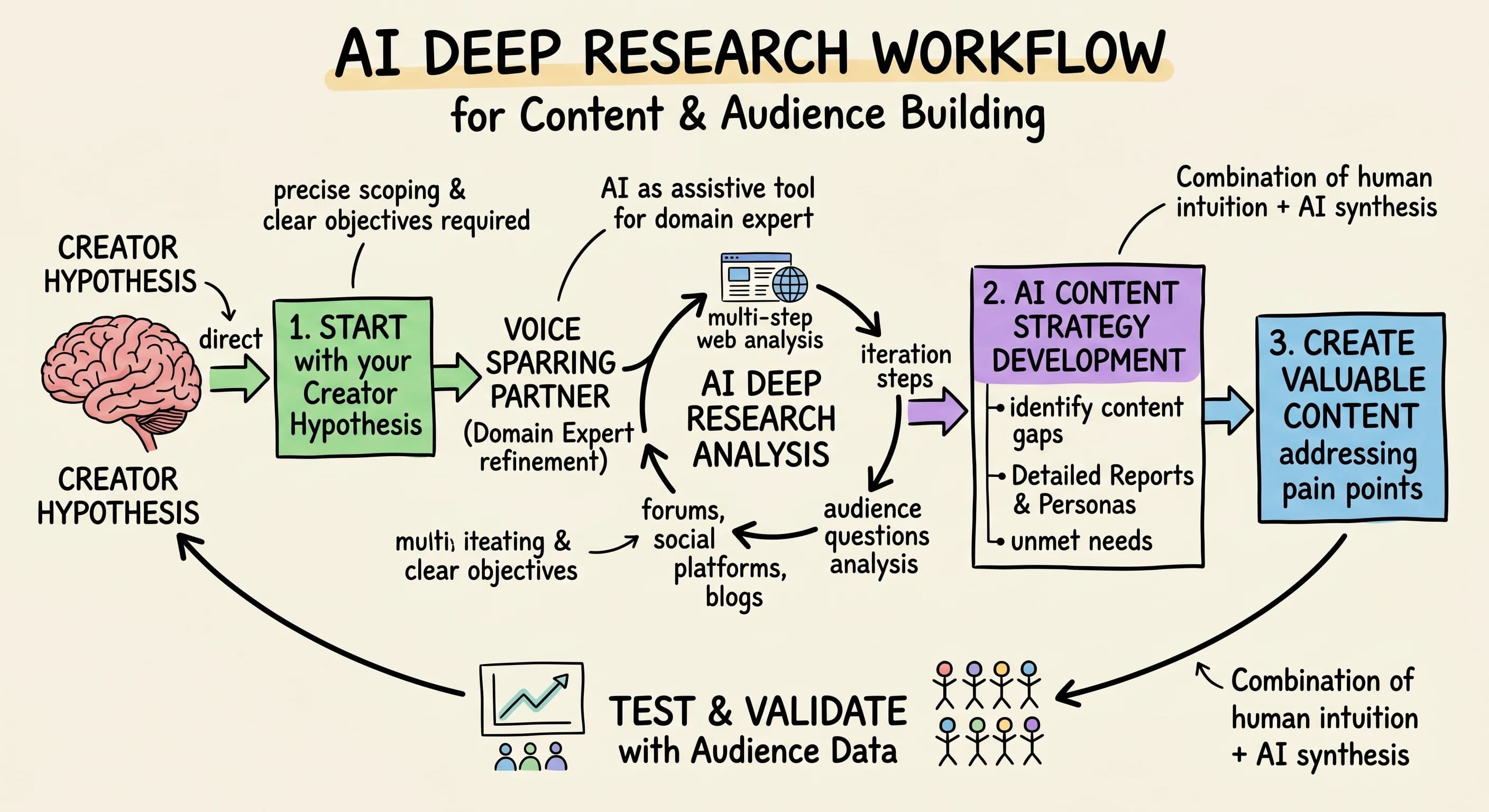 How to Use AI Deep Research for Content Discovery and Audience Building - Featured blog post image