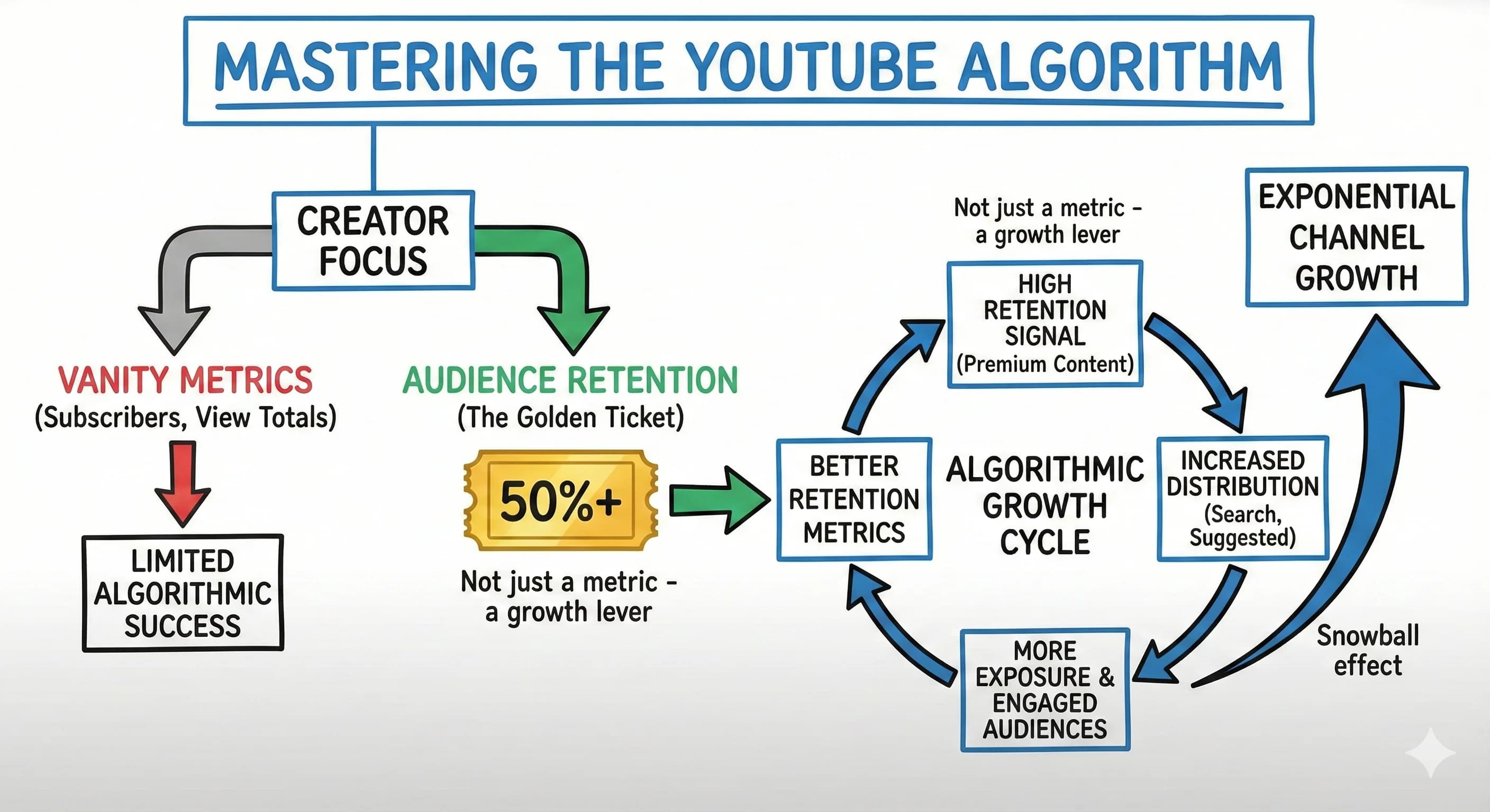 Master the YouTube Algorithm: How 50% Audience Retention Transforms Your Channel Growth - Blog post thumbnail