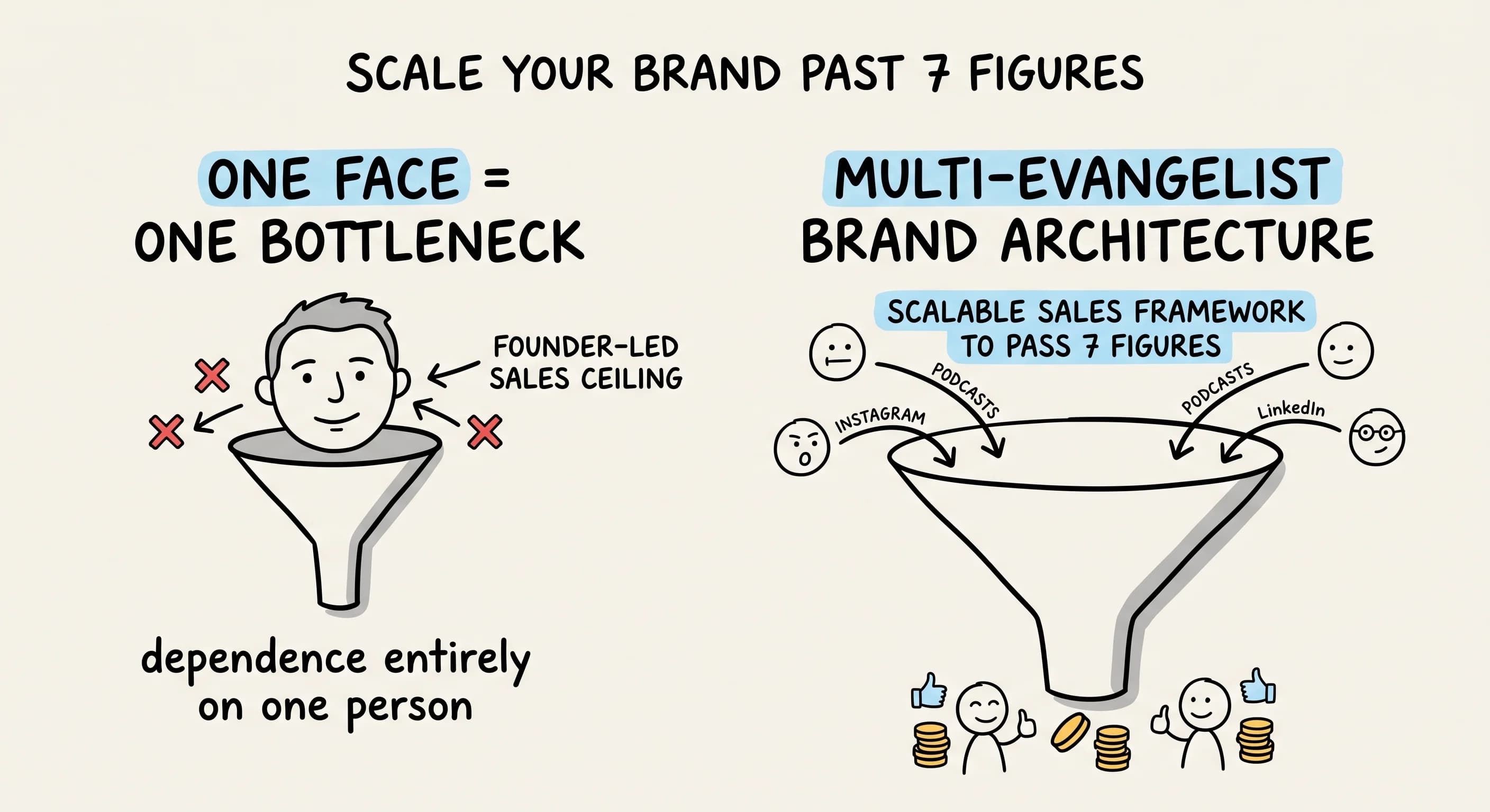 Scale Your Brand Past 7 Figures With a Multi-Evangelist Strategy - Featured blog post image