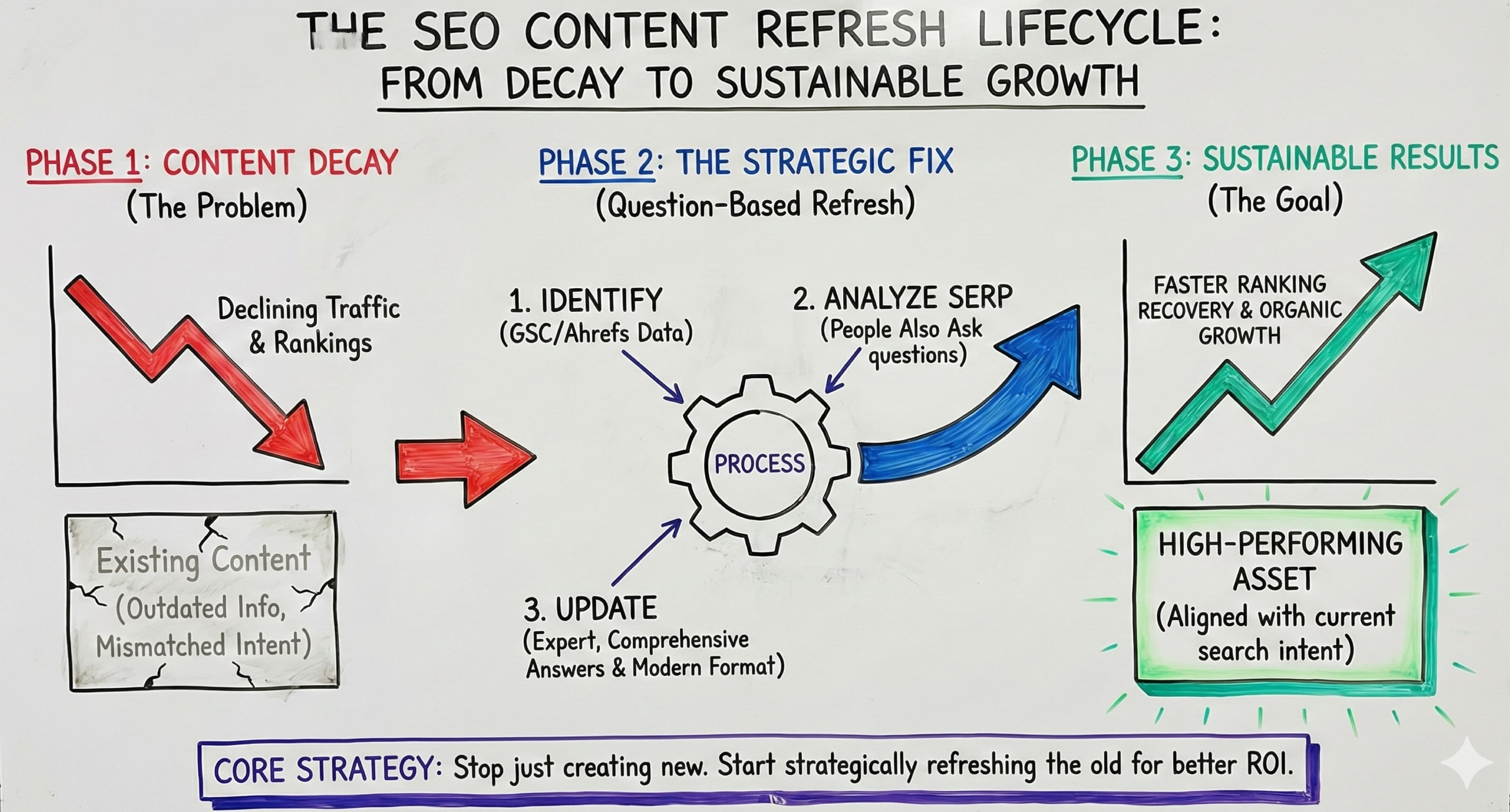 SEO Content Refresh: How to Update Old Content for Better Rankings - Blog post thumbnail