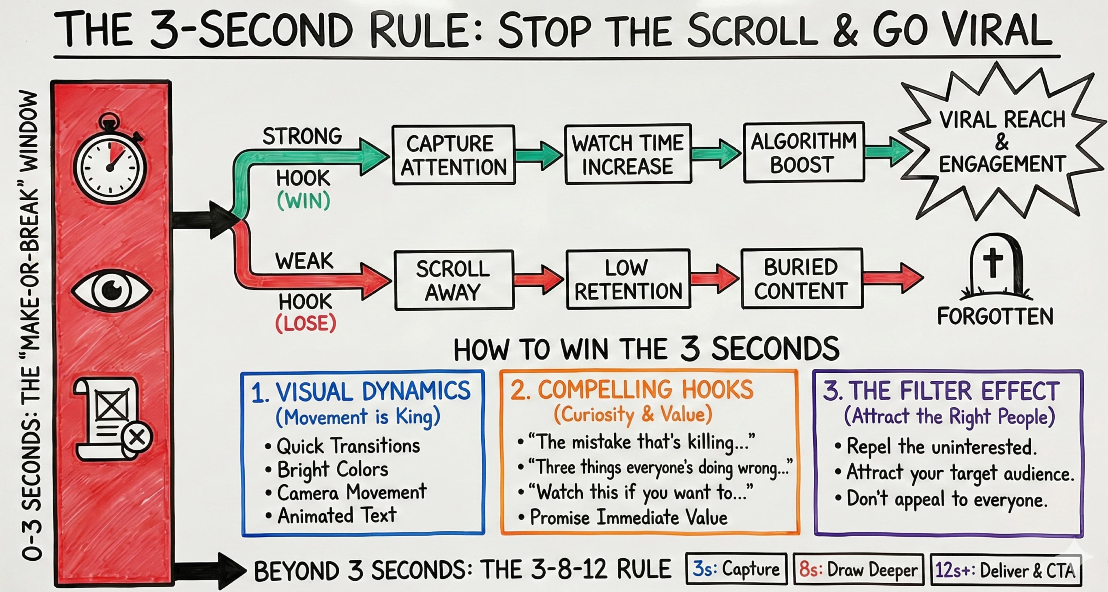 The 3-Second Rule: Stop the Scroll and Go Viral on Social Media