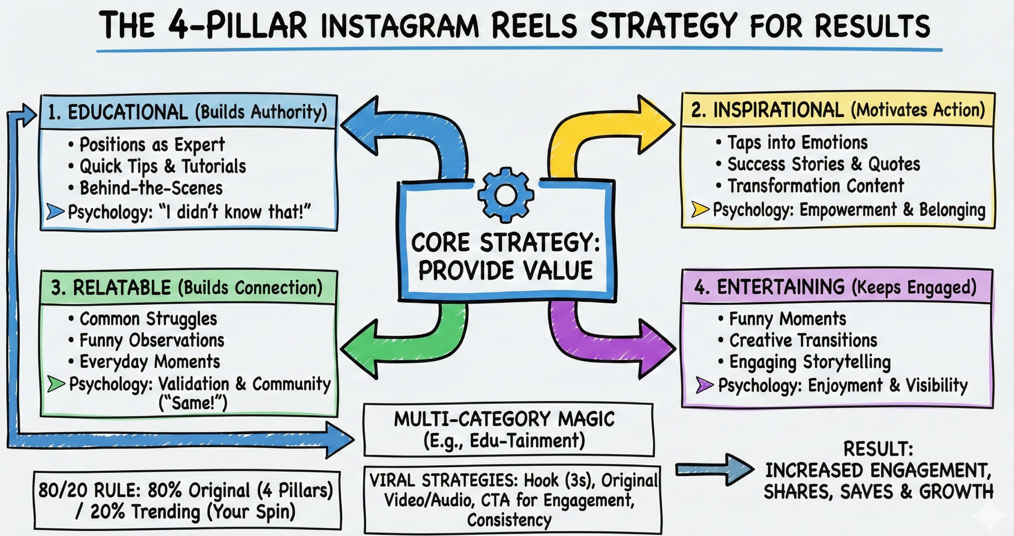 The 4-Pillar Guide to Instagram Reels Strategy That Gets Results - Blog post thumbnail