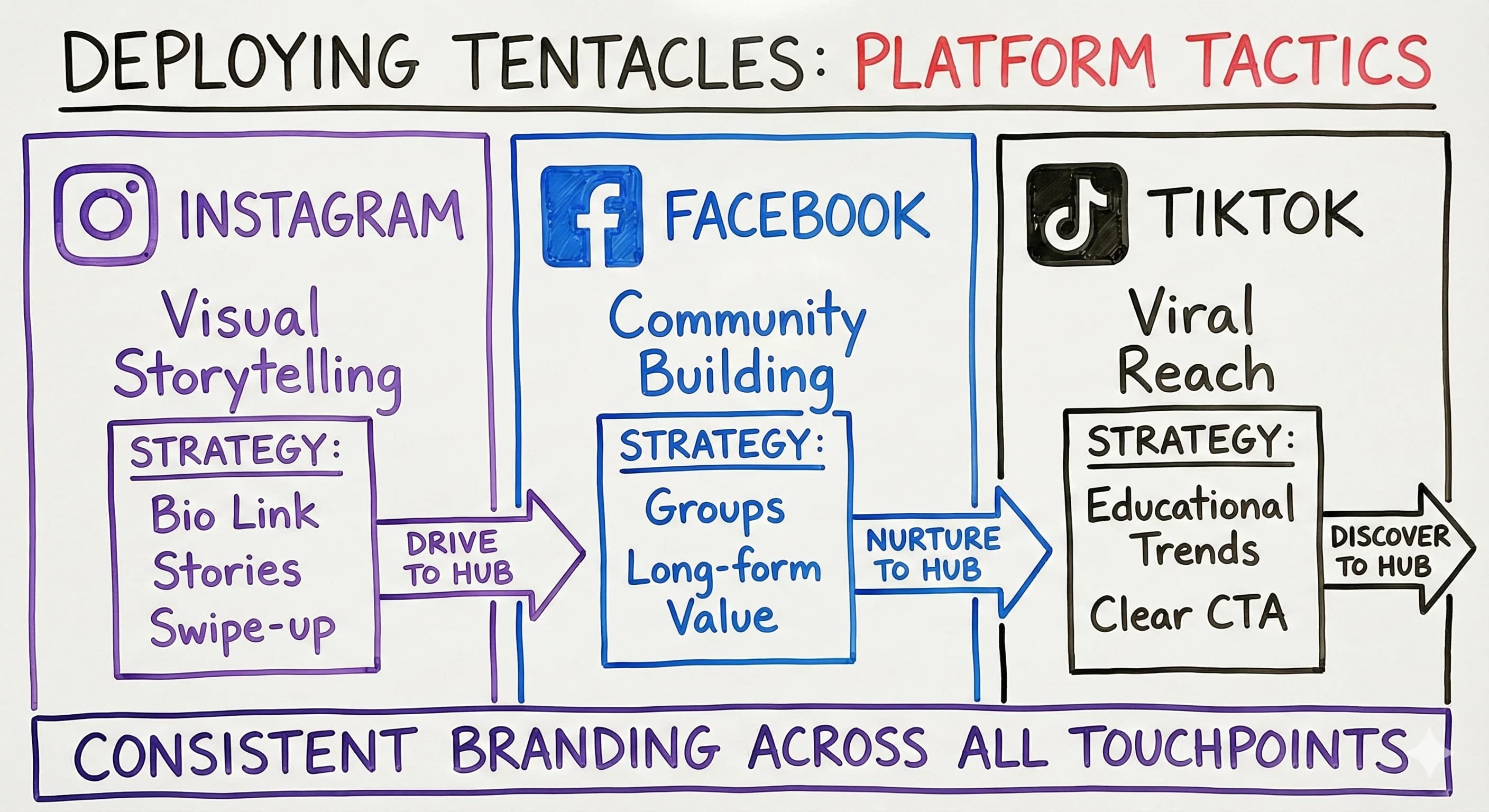 The Octopus Tentacle Strategy: How B2B Marketers Transform Social Media Into Traffic Funnels - overview