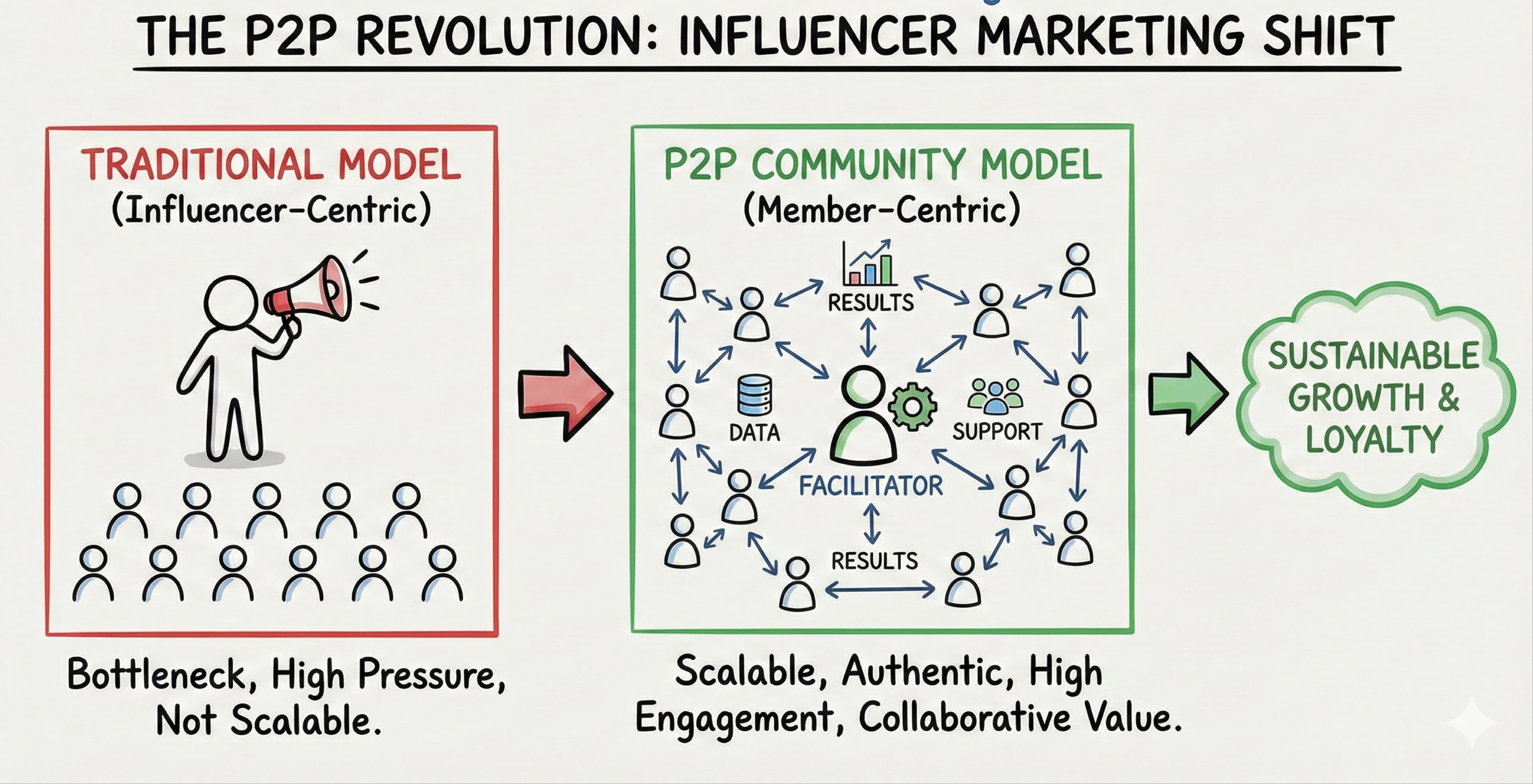 The P2P Revolution: How Peer-to-Peer Communities Are Transforming Influencer Marketing Strategies - Blog post thumbnail
