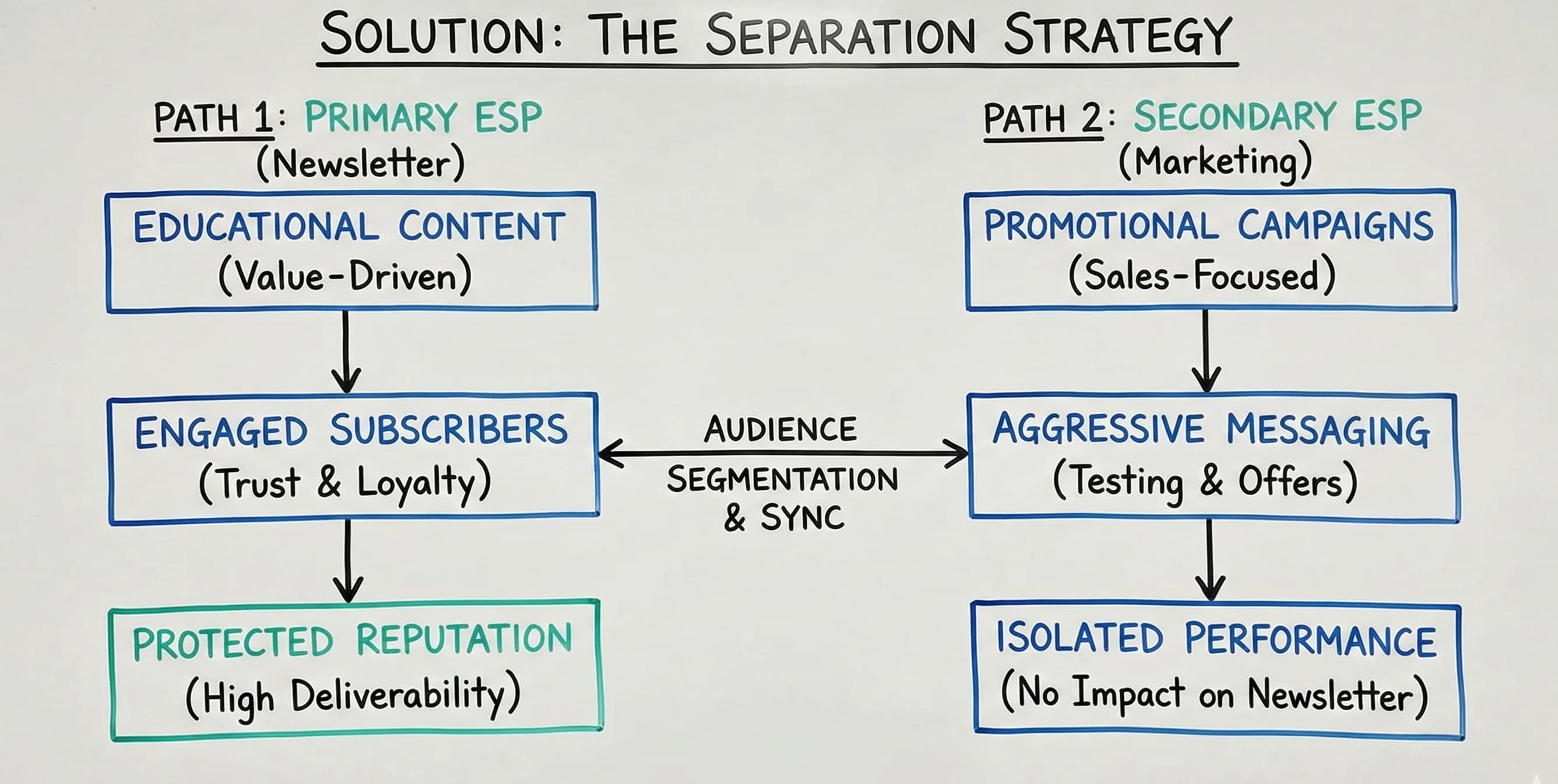 Why Advanced Email Marketers Are Using Dual ESP Strategies for Newsletter and Marketing Separation - overview