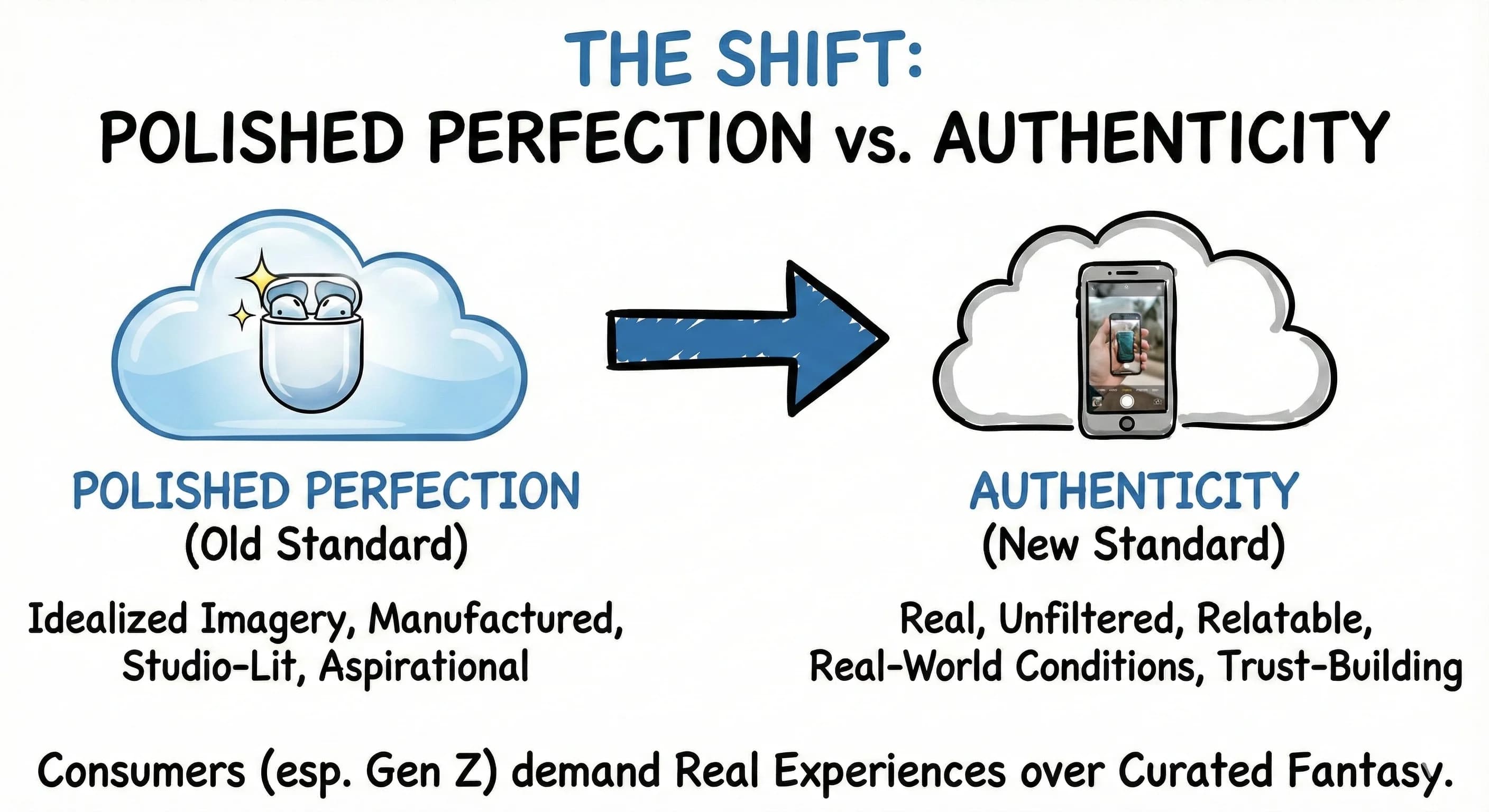 Why Authenticity in Content Creation Is Crushing Polished Perfection - Blog post thumbnail