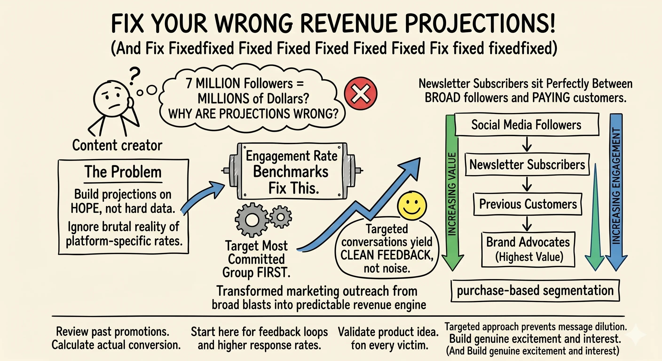 Why Your Revenue Projections Are Probably Wrong (And How Engagement Rate Benchmarks Can Fix That) - Featured blog post image