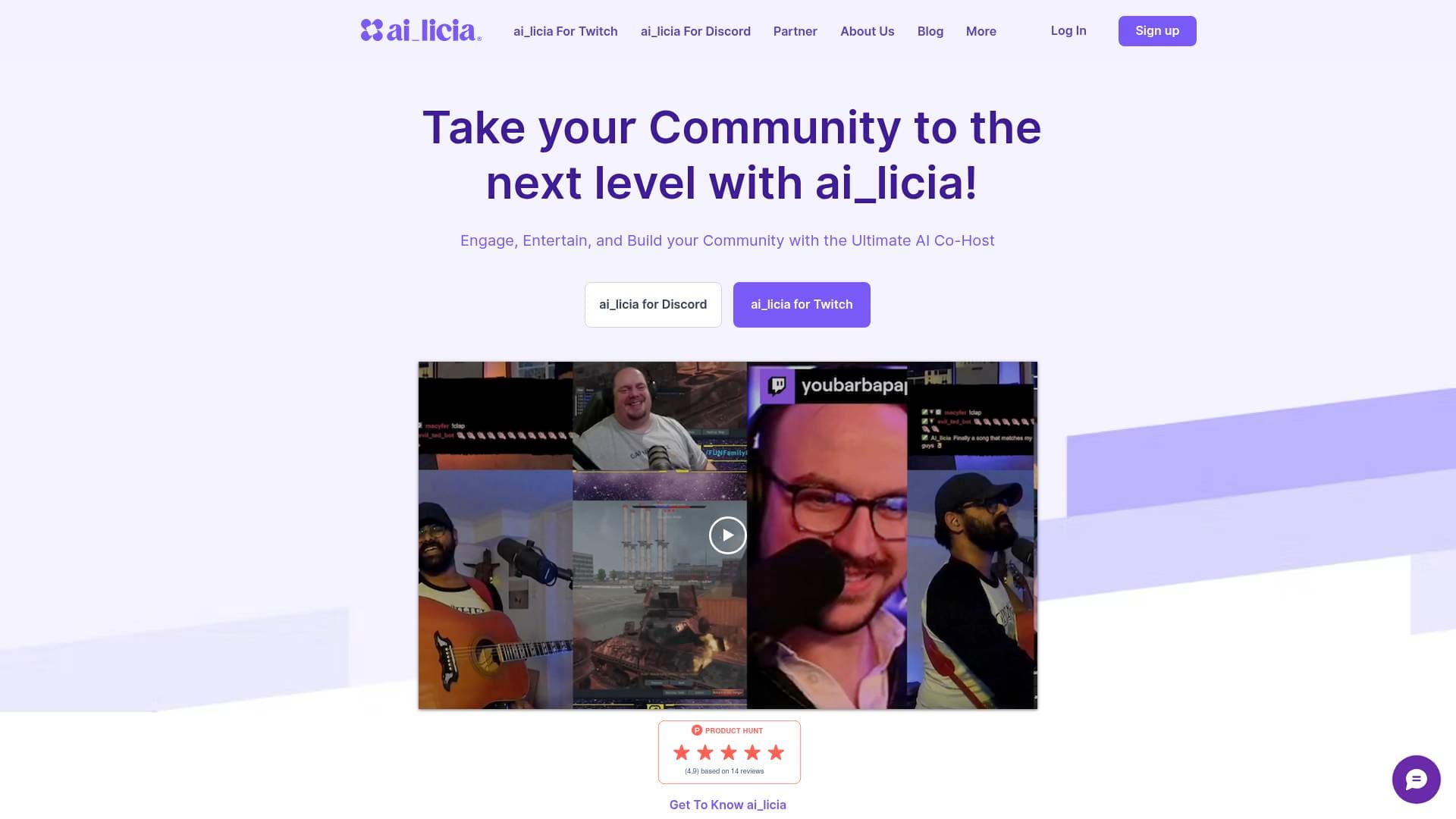 ai_licia interface screenshot showing main features and user interface
