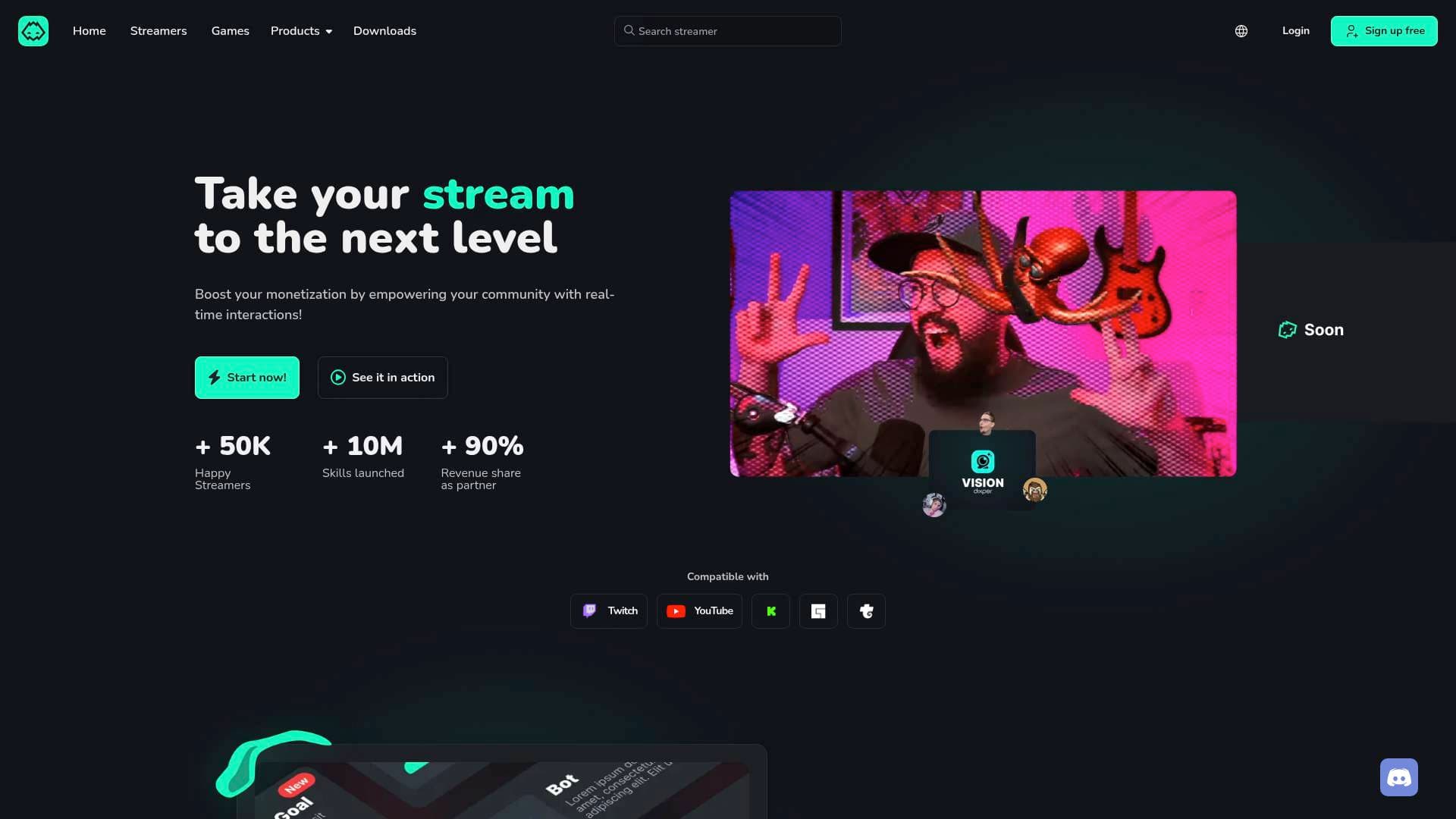 Dixper interface screenshot showing main features and user interface