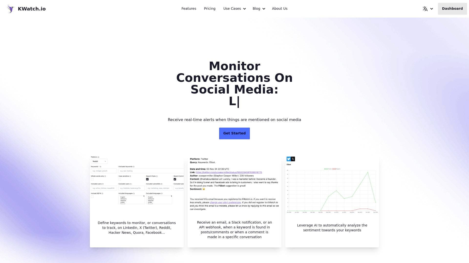 Kwatch interface screenshot showing main features and user interface