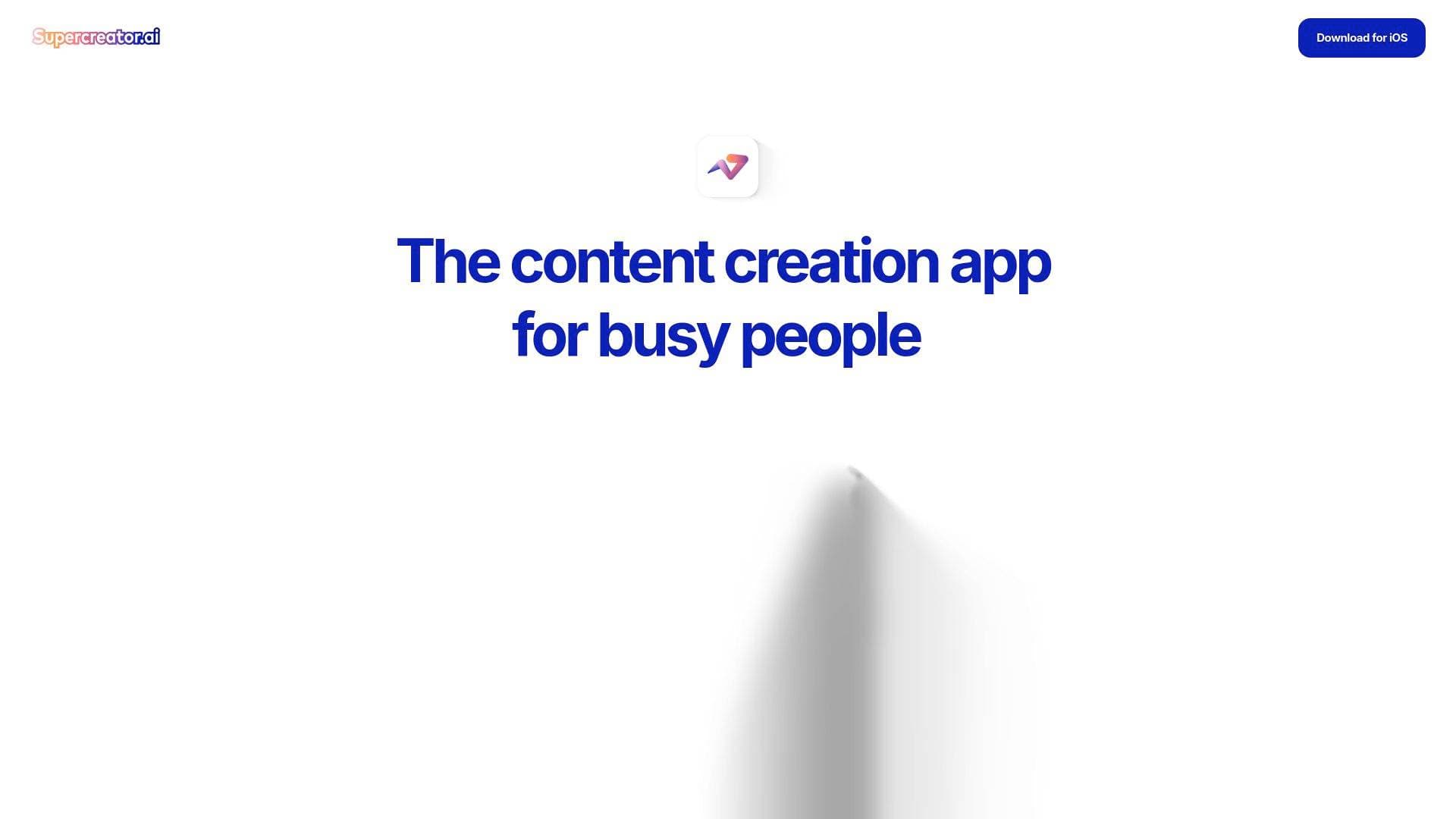 Supercreator interface screenshot showing main features and user interface